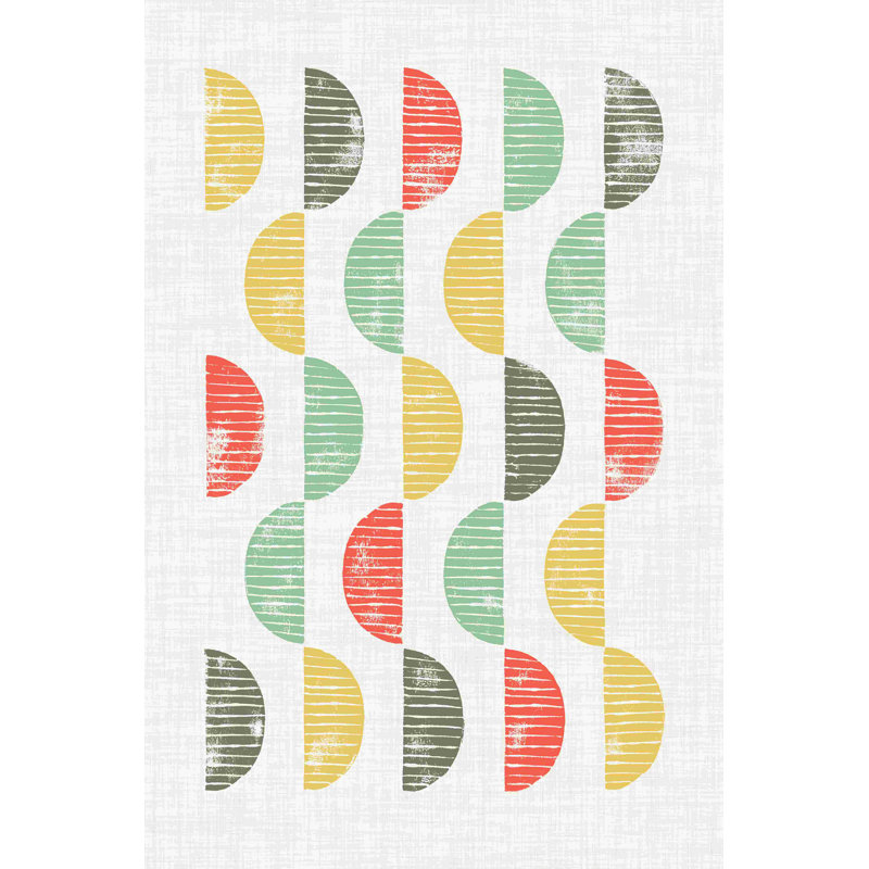 Mod Block Prints II, 12" H x 8" W  