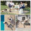Rectangle 182 cm x 182 cm Geometric Berber Outdoor