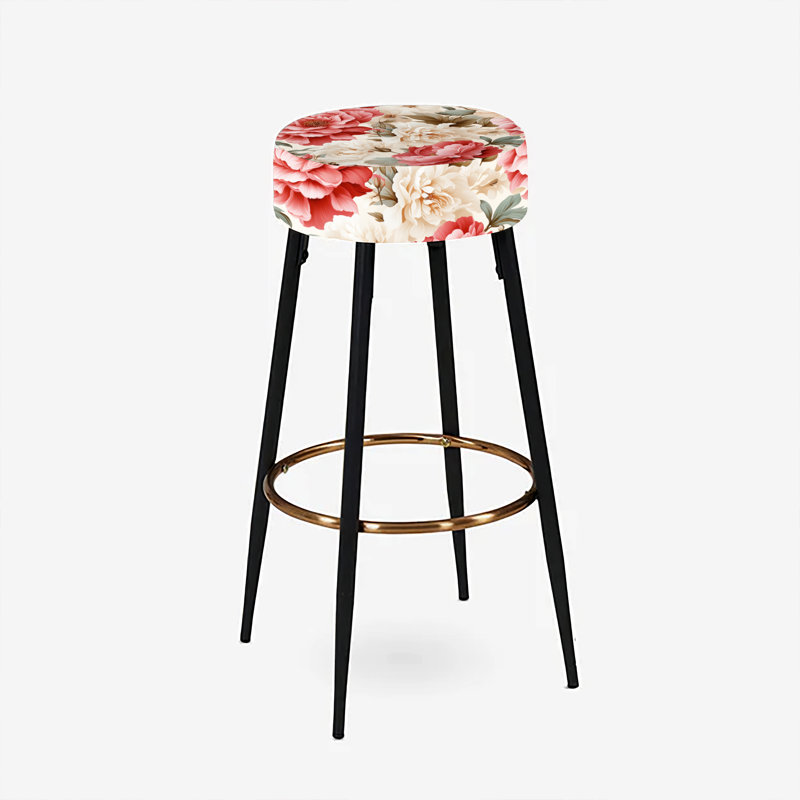 Ensemble de 2 tabourets de bar Vintage Roses Grace Victorian