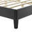 Modway Leah Chevron Tufted Performance Velvet Platform Bed-476844143-476844112