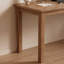 Bureau rectangulaire brun en bois massif-1978955389