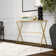 Sabrina 45'' Glass Top Console Table
