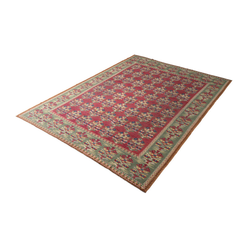 One-of-a-Kind Rectangle 9'9" X 12'6" Hand Knotted Area Rug
