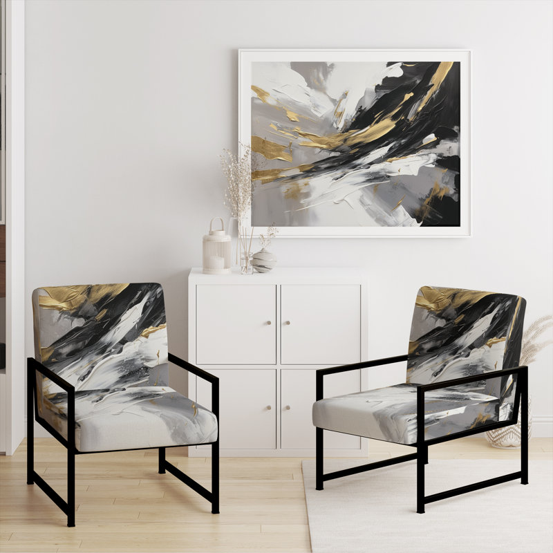 Fauteuil d'appoint rembourré Mystery Awakening, Noir, noir, noir, noir