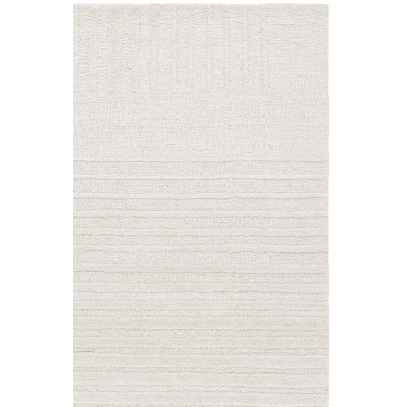 Tapis en laine et en coton touffeté à la main Ebony 820, Rectangulaire 8 pi x 10 pi