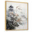 Art asiatique, oiseau Sumi, sérénité - impression-1811226317-1811226294