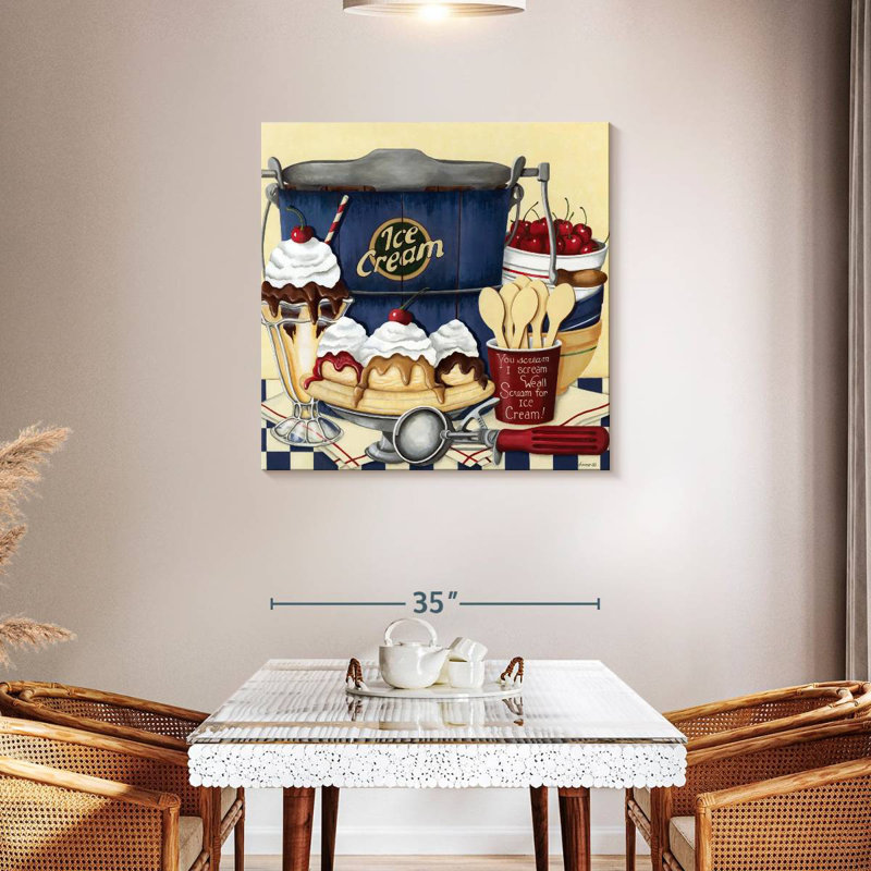 Yarlin Sweets Ice Cream, 36" H x 36" W