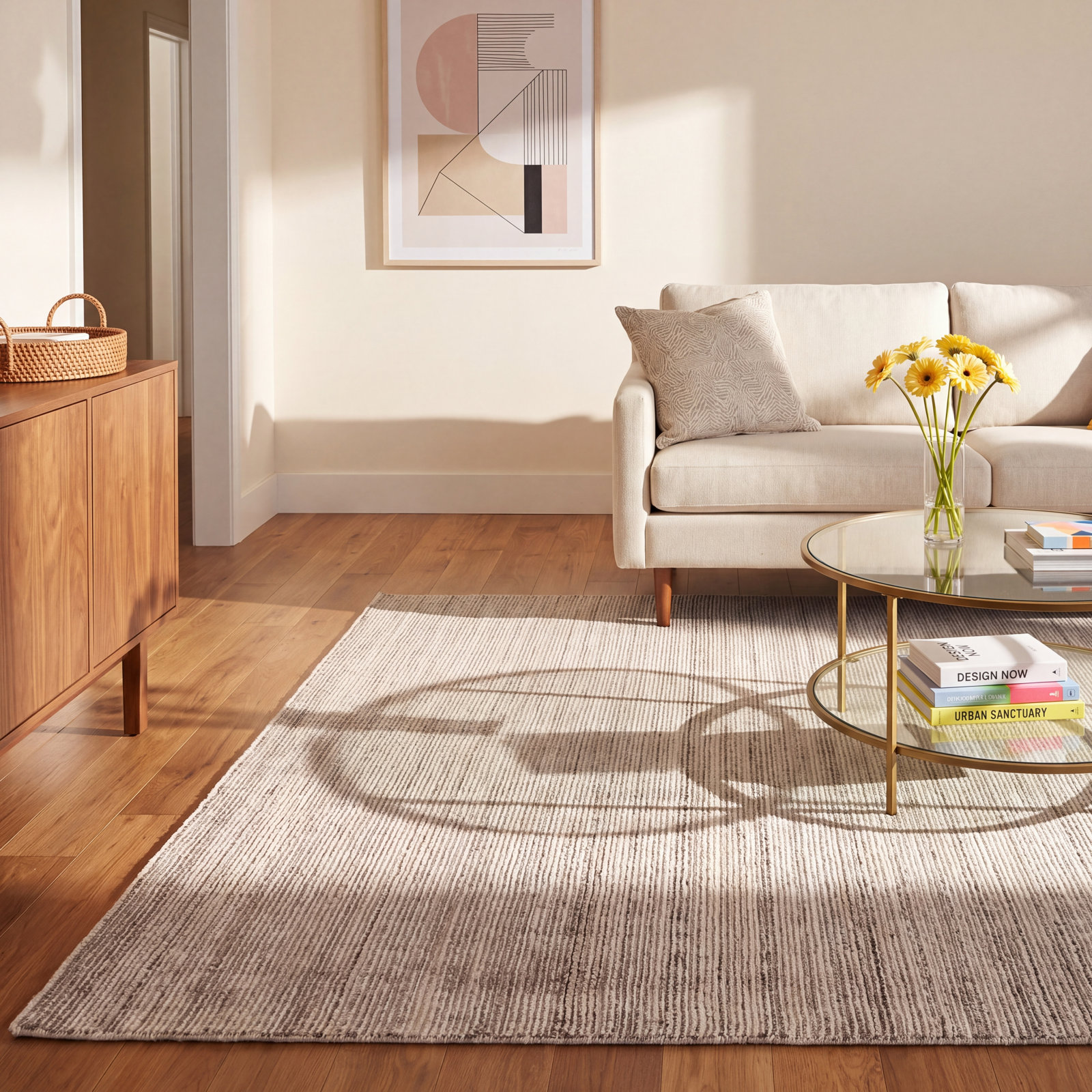 Matias Brown/Cream Rug, Brown/Cream, Rectangle 10' x 14'