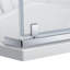 Dreamwerks Capri 38" W x 79" H Neo Angle Pivot Frameless Corner Shower Kit