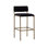 Mori Upholstered Bar Stool with Metal Frame