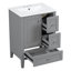 Meuble-lavabo de salle de bain avec lavabo et tiroirs