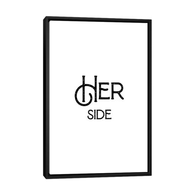 Her Side-impression d’art textuel