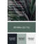 Art mural botanique en métal gris Calathea-1965389902