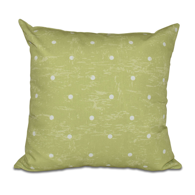 Housse et insert de coussin carré doré Dorothy, Vert
