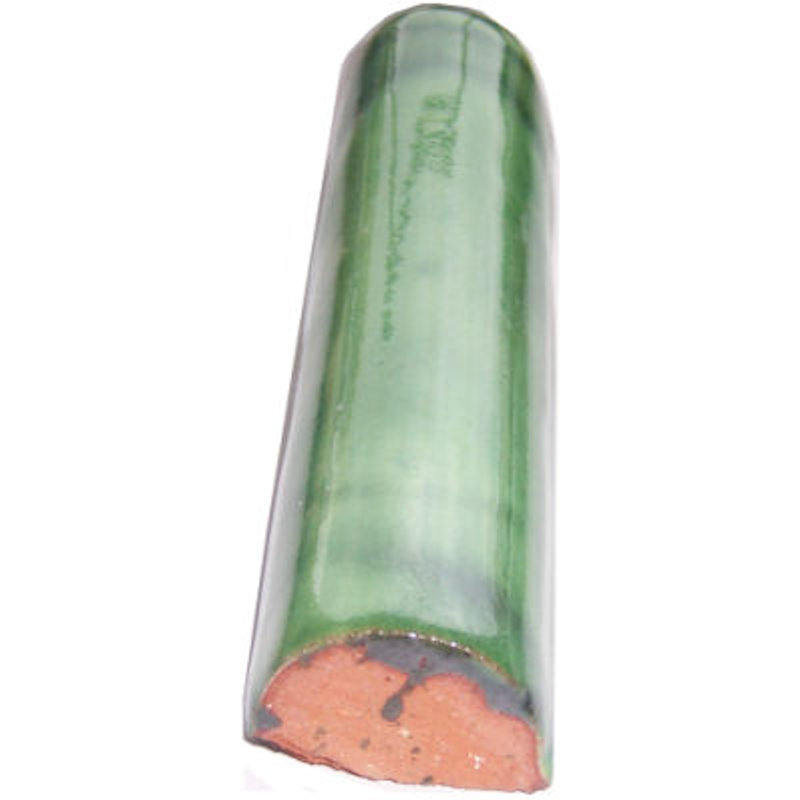 5pcs TalaMex Talavera Clay Pencil, 1" W x 6" L, Green