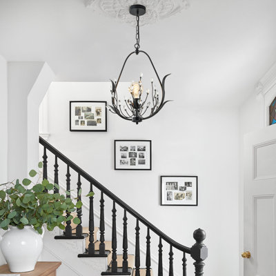 Morfa 1-Light Kitchen Pendant Light with Crystal Accents