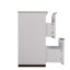 Meuble-lavabo de 30 po avec lavabo de haute qualité, conception cannelée et rangement optimal pour glissières de tiroir encastrées en céramique à fermeture en douceur-603744783