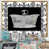 Toile avec cadre flottant or