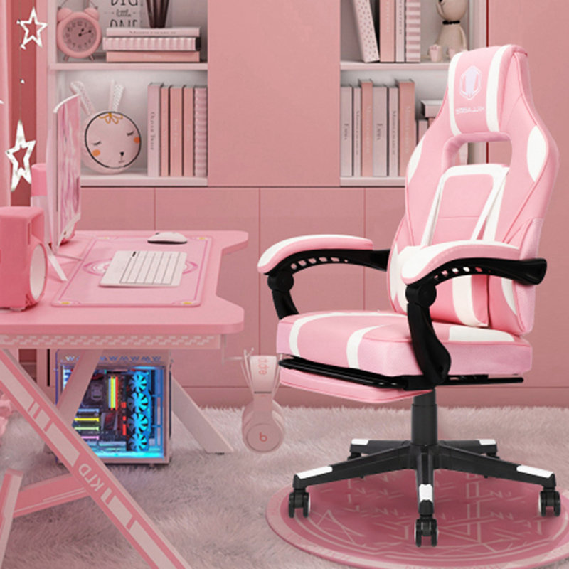 Abrahams Adjustable Armrest and Adjustable Height Floor Game Chair in Black