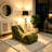 Olive Green Comfy Bean Bag Chair, Supportive Foam Sofa for Gaming & Reading-1432401891