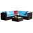 Chesterle 6 Piece Sectional Seating Group with Cushions-2058419425