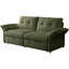Canapé-lit 81,5 po en chenille convertible 2-en-1 touffeté-1767439001