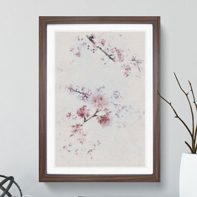 Eye of the Cherry Blossom Tree Watercolour - Picture Frame Graphic Art