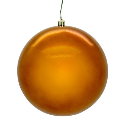 Copper Pearl Seamless Ball UV Drilled. Includes one ornament.