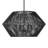 Gana 4 - Light Matte Black Shaded Pendant