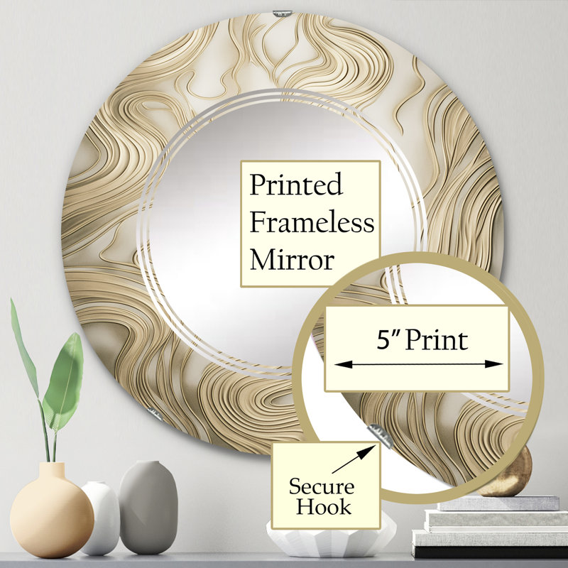 Blatnice Circle Mirror, 24" x 24"