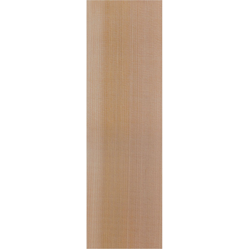 Queue de chevron lisse Crestline, Cèdre rouge de l'Ouest, H 12 po x l 32 po x P 3,5 po