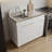 Ferretti Utility Sink Base Cabinet with Stainless Steel Top Sink, Three Drawers and Two Doors for Interior Storage-67509477