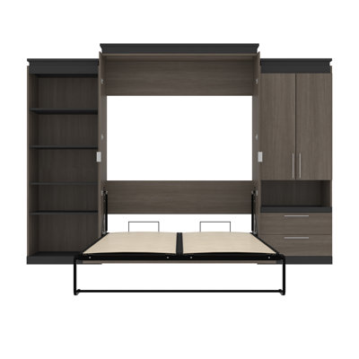 Grand lit escamotable avec rangement AILE