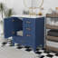 Meuble-lavabo simple 30 po avec plateau en résine Sedlik-1658284895