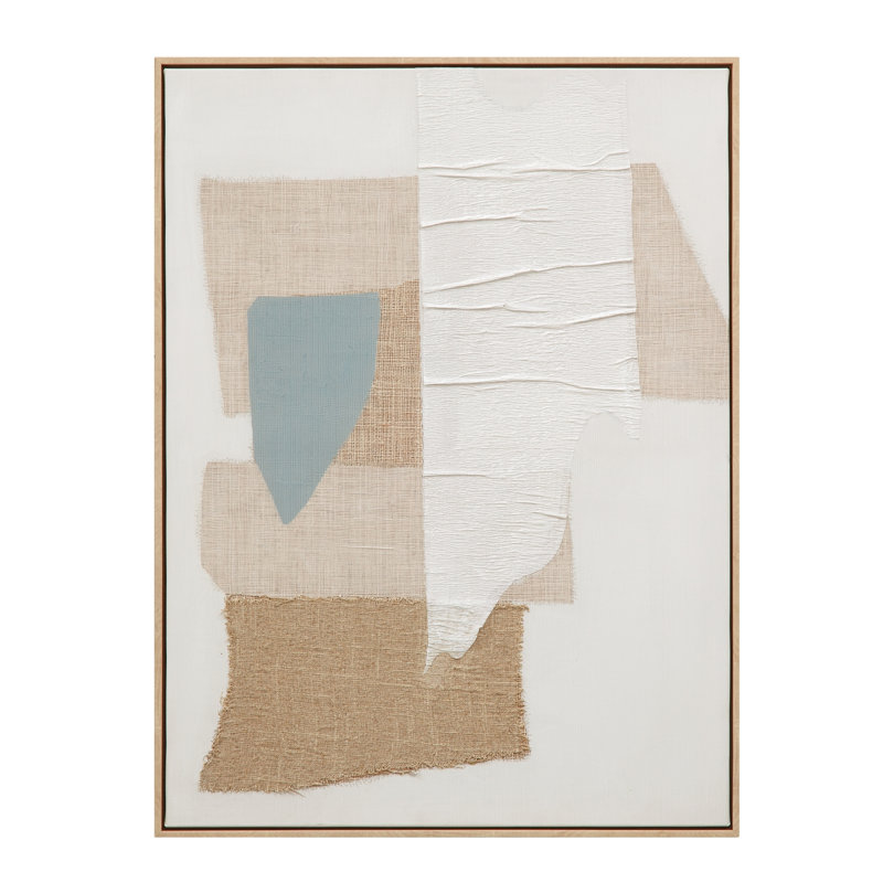 Toile encadrée à géométrie douce