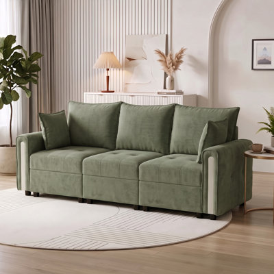 228 cm W Patio Sofa