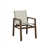 Veine d'aluminium et de bois mesquite