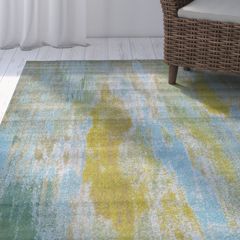 Rizer Washable Abstract Indoor Rug, Rectangle 10' x 13'1"