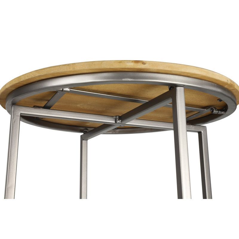 Chariot-bar roulant escamotable rond Ramos