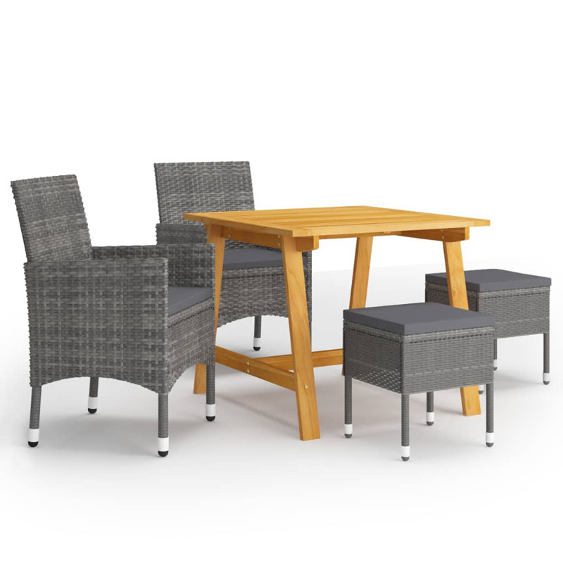 Ensemble repas, Mauve / Gris