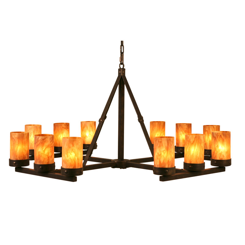 Lustre 12 lumières 48 "de large Parker