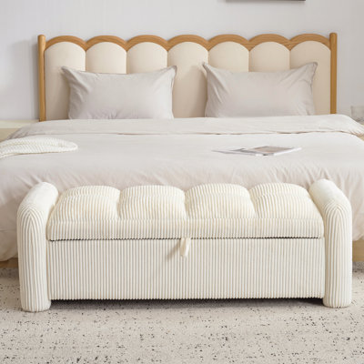 Modern-style Oversized Storage Bench
