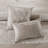 Ava Taupe Chenille Jacquard 7-Piece Queen Comforter Set-350487268