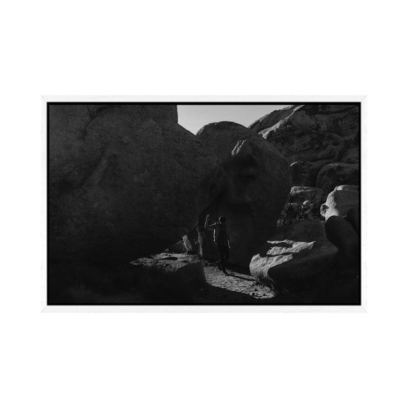 Joshua Tree Explorer by Bethany Young - Print on Canvas, White Framed, 45.72cm H x 66.04cm W x 3.81cm D