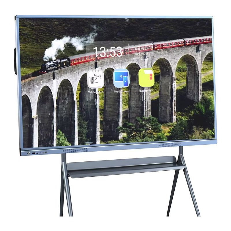 JYXCN Smart Board 55 "Pro 4K tactile système sans fil double système à 8 micros et haut-parleurs 20W pour le bureau de classe