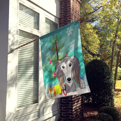 Drapeau en polyester 2 côtés sous l’arbre Silloth