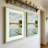 Sage Green 12X15 Picture Frame With Mat For 9X12 Photos, High-End Metal Poster Frame With Tempered Glass And Wall Hanging Kit, Modern Thin Profile Design