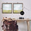 «Flowering Field Wispy Clouds», ensemble de 2 toiles flottantes encadrées par Grace Popp-1284808427-1284808424