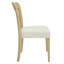 Ensemble de 2 chaises de salle à manger sans accoudoirs de style classique-moderne avec sièges rembourrés, structure en bois d'hévéa robuste-1704926557