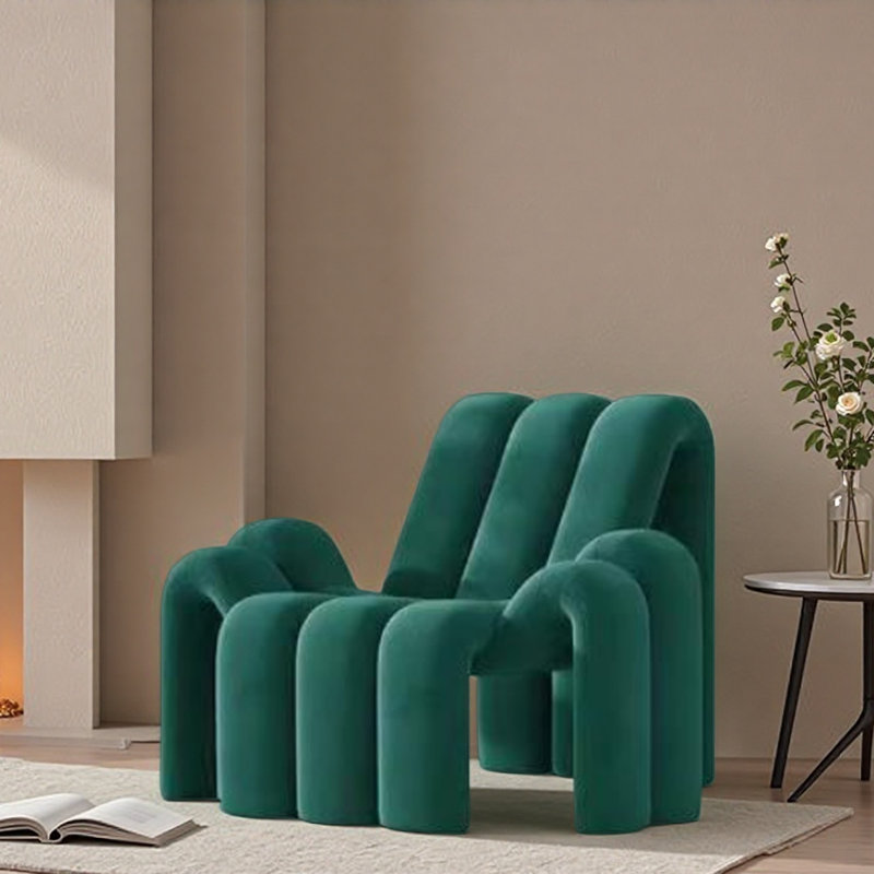 Chaise de loisirs créative simple., Vert
